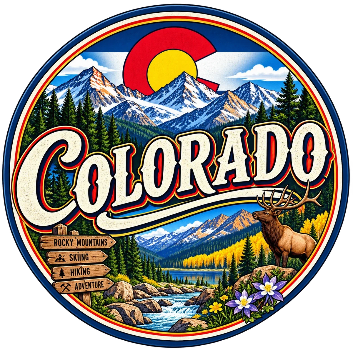 State Inspired T-Shirts - Colorado