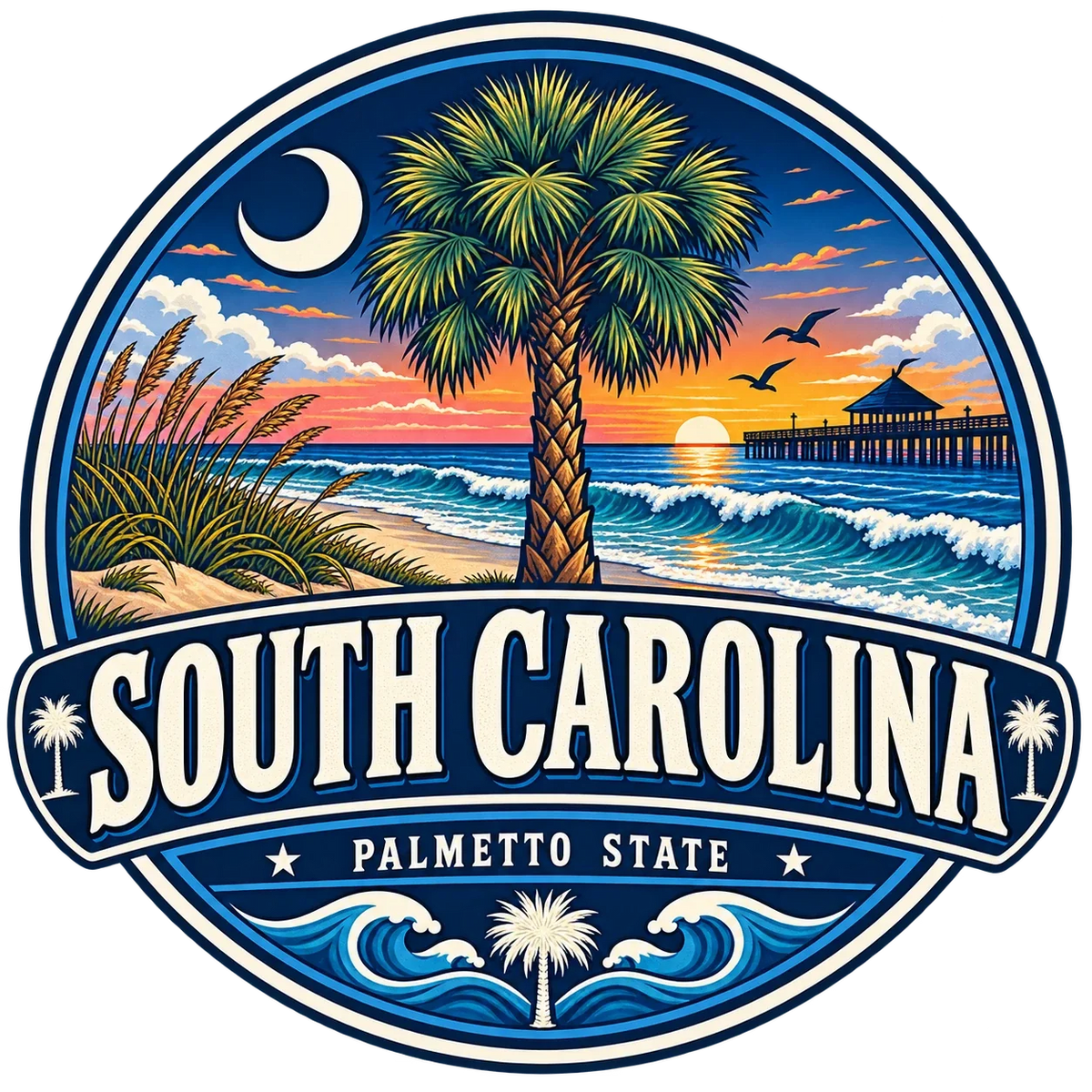 State Inspired T-Shirts - South Carolina